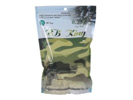 Balas de airsoft de 0,25 g, 4000 unidades - verde [BB King]