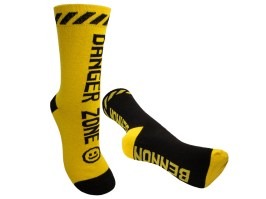 BENNONKY socks - black/yellow [Bennon]