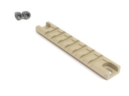 Carril RIS G36C con tornillos, 98mm - TAN [Big Dragon]