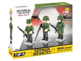 3 figuras con accesorios Ejército alemán [Cobi]