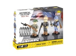 3 figuras con accesorios - Primera Guerra Mundial [Cobi]