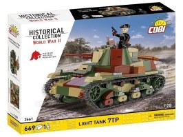 Tanque Ligero de la II Guerra Mundial 7TP Model Kit (1:28) [Cobi]