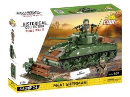 Segunda Guerra Mundial M4A1 Sherman Modelo Kit (1:35) [Cobi]