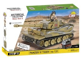Segunda Guerra Mundial Panzer VI Tiger I no. 131 (1:35) [Cobi]