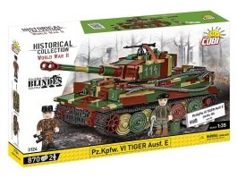 WW II PzKpfw VI Tiger Ausf E Model Kit, 2 en 1 (1:35) [Cobi]