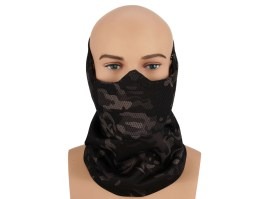 Máscara facial Warrior Defender (Collar) - Multicam Negro [Cygnus Armory]