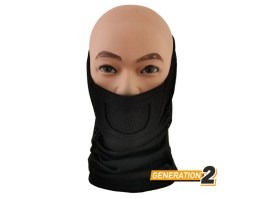 Máscara facial Warrior Gen2 - Negra [Cygnus Armory]