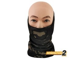 Máscara facial Warrior Gen2 - Multicam Negro [Cygnus Armory]