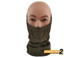 Máscara facial Warrior Gen2 - Oliva [Cygnus Armory]