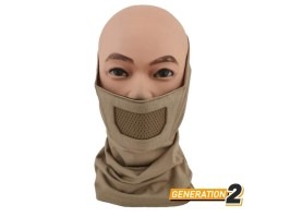 Máscara facial Warrior Plus Gen2 - TAN [Cygnus Armory]