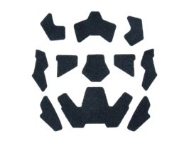 Conjunto de velcro para casco - Negro [Cygnus Armory]