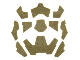 Juego de tiras de velcro para casco - Coyote [Cygnus Armory]