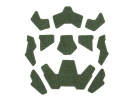 Juego de tiras de velcro para casco - Oliva [Cygnus Armory]