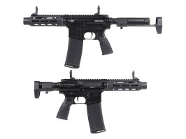Rifle airsoft Daniel Defense DDM4 PDW Platinum, ETU (DD.105B) - Negro [CYMA]