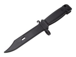 Cuchillo táctico de goma , bayoneta para AK74/SVD - Negro [CYMA]