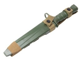 Cuchillo táctico de goma M10 , bayoneta - OD [CYMA]