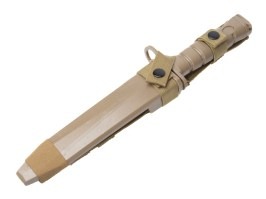 Cuchillo táctico de goma M10 , bayoneta - TAN [CYMA]