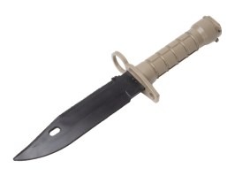 Cuchillo táctico de goma M9, bayoneta - TAN [CYMA]