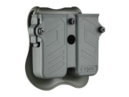Portacargador táctico universal doble para pistola - Gris oliva [Cytac]