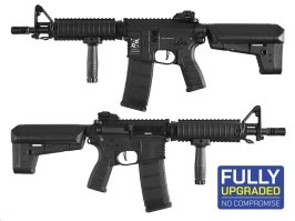 Rifle de airsoft M4 CQB-R Charlie ETU - Negro [Delta Armory]