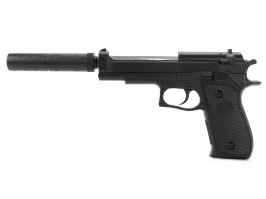 Pistola de muelle airsoft M22 con silenciador [Double Eagle]