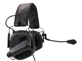 Protector auditivo electrónico M32 con micrófono - negro [EARMOR]