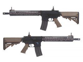Fusil de airsoft MK18 MOD1 de 12” (EC-620) con licencia de COLT - negro / DE [E&C]
