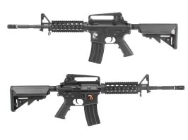 Rifle de airsoft M4 R.I.S con la caja de cambios QD v 1.5 - negro (EC-308) [E&C]