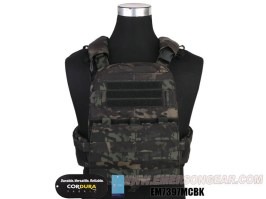 Portaplacas AVS, versión pesada - Multicam Negro [EmersonGear]