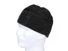Gorra de velcro de vellón - Negra [EmersonGear]