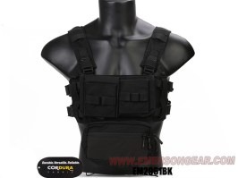 Chest Rig Micro Fight Chissis MK3 - Black [EmersonGear]