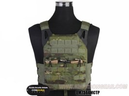 Portaplacas Jumer con funda triple M4 y placas balísticas falsas - Multicam Tropic [EmersonGear]