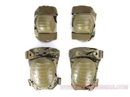 Juego de coderas y rodilleras militares - Multicam [EmersonGear]