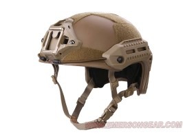 Casco táctico estilo MK - Marrón coyote (CB) [EmersonGear]