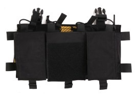 Panel frontal MF Style Quad 5.56 para el chaleco - Negro [EmersonGear]