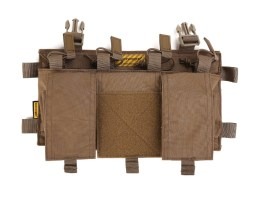 Panel frontal MF Style Quad 5.56 para el chaleco - Marrón coyote [EmersonGear]