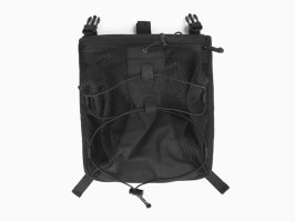 LXB Bungee Pack para Chaleco 420 con Funda para Casco - Negro [EmersonGear]