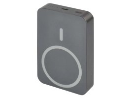 Powerbank WI 1046, 10000mAh, 20W+inalámbrico - Gris [EMOS]