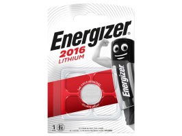 Pila de botón de litio de 3 V CR2016 - 1 unidad [Energizer]