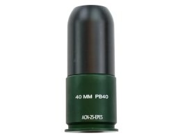 PB40 - Granada de paintball para UGL 40MM - Plástico (POM) [EPeS]