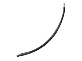 Manguera USL SlimLine HPA - QD macho + 1/8NPT, 25cm con trenzado - Negra [EPeS]