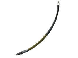 Manguera USL SlimLine HPA - QD macho + 1/8NPT, 25cm con trenzado - Olive Drab [EPeS]