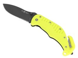 Cuchillo de rescate con hoja combinada (RKY-01-S) - Amarillo [ESP]