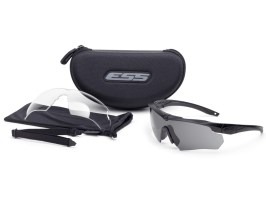 Gafas protectoras Crossbow 2LS con protección balística – Transparentes/Ahumadas [ESS]