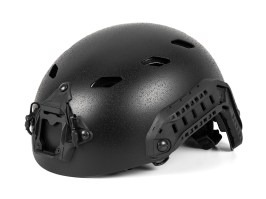 Helma FAST SF so škrupinou z uhlíkových vlákien (carbon fiber) - čierna [FMA]