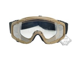 Gafa Tactical SI Desert - transparente, gris humo [FMA]