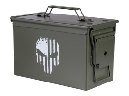 Caja de munición, calibre 50 mm - Punish Skull [Fosco]