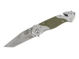 Cuchillo H254G10 con clip - Gris oliva [101 INC]