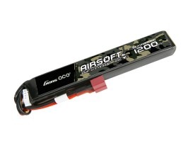 Batería Li-Po 11,1V 1200mAh 25C 126x19x16mm - DeanT [Gens ace]