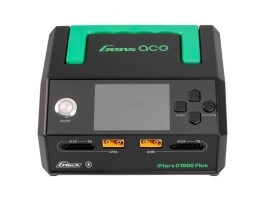 iMars G-Tech D1000 G-Tech 2x500W Cargador de batería para LiPo, LiIon, LiHV, LiFe, NiMH [Gens ace]